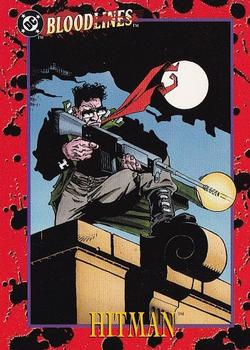 1993 SkyBox DC Comics Bloodlines #70 Hitman Front