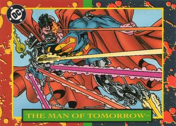 1993 SkyBox DC Comics Bloodlines - Promos #P2 The Man of Tomorrow Front