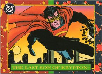 1993 SkyBox DC Comics Bloodlines - Promos #NNO The Last Son of Krypton! Front