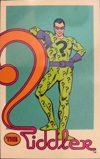 1990-92 Nature Made DC Comics Super Heroes #12 The Riddler Front