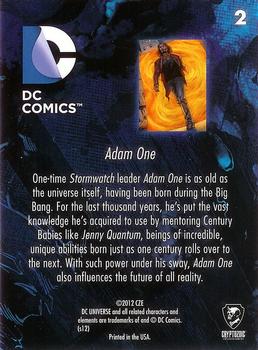 2012 Cryptozoic DC Comics: The New 52 #2 Adam One Back