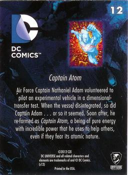 2012 Cryptozoic DC Comics: The New 52 #12 Captain Atom Back