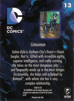 2012 Cryptozoic DC Comics: The New 52 #13 Catwoman Back