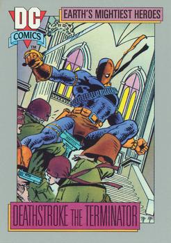 1992 Impel DC Comics Cosmic #44a Deathstroke the Terminator Front