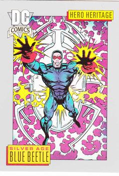 1992 Impel DC Comics Cosmic #2 Blue Beetle Front