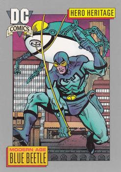 1992 Impel DC Comics Cosmic #3 Blue Beetle Front