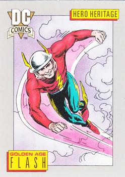 1992 Impel DC Comics Cosmic #4 Flash Front