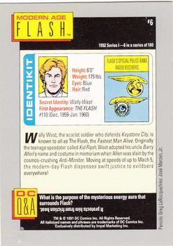1992 Impel DC Cosmic #6 Flash Back
