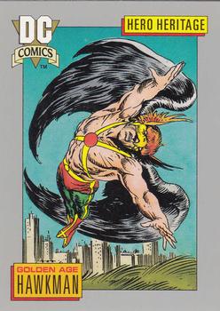1992 Impel DC Comics Cosmic #10 Hawkman Front