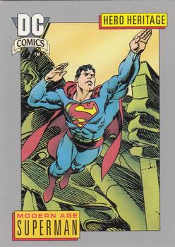 1992 Impel DC Comics Cosmic #18 Superman Front