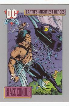 1992 Impel DC Comics Cosmic #34 Black Condor Front