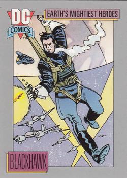 1992 Impel DC Cosmic #36 Blackhawk Front