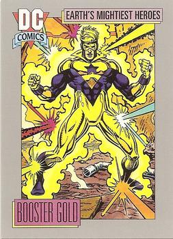 1992 Impel DC Comics Cosmic #38 Booster Gold Front