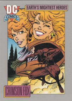 1992 Impel DC Comics Cosmic #42 Crimson Fox Front