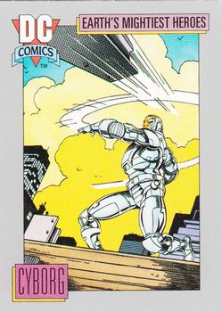 1992 Impel DC Cosmic #43 Cyborg Front