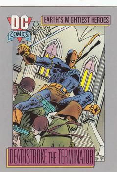 1992 Impel DC Cosmic #44b Deathstroke the Terminator Front