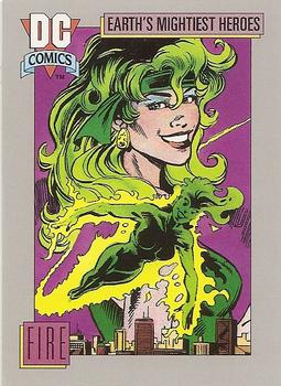1992 Impel DC Comics Cosmic #48 Fire Front