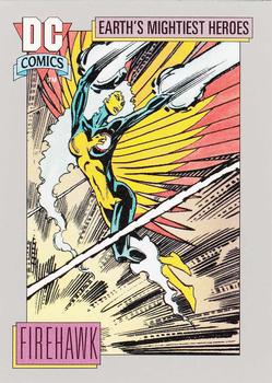 1992 Impel DC Cosmic #49 Firehawk Front