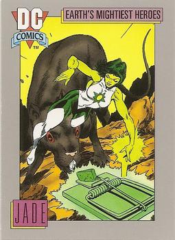 1992 Impel DC Comics Cosmic #59 Jade Front