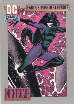 1992 Impel DC Comics Cosmic #64 Nightshade Front