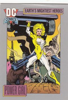 1992 Impel DC Comics Cosmic #71 Power Girl Front