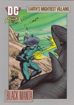 1992 Impel DC Comics Cosmic #81 Black Manta Front