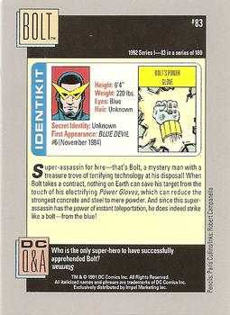 1992 Impel DC Comics Cosmic #83 Bolt Back