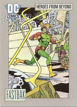 1992 Impel DC Comics Cosmic #116 Fastbak Front