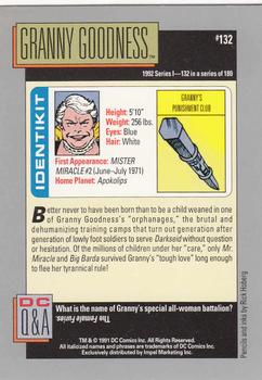 1992 Impel DC Comics Cosmic #132 Granny Goodness Back