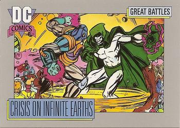 1992 Impel DC Comics Cosmic #147 Crisis on Infinite Earths Front