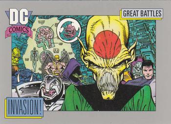 1992 Impel DC Comics Cosmic #154 Invasion! Front