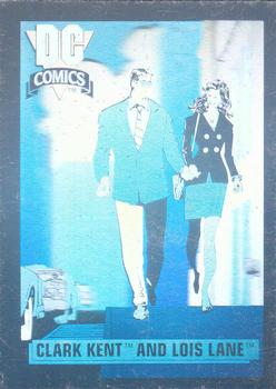 1992 Impel DC Comics Cosmic - Holograms #DCH1 Clark Kent and Lois Lane Front