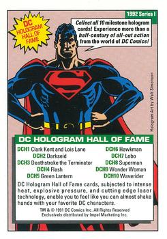 1992 Impel DC Comics Cosmic - Holograms #DCH7 Lobo Back
