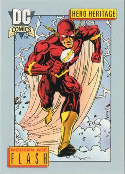 1992 Impel DC Cosmic - Promos #NNO Flash Front