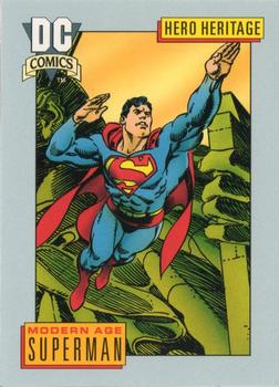 1992 Impel DC Cosmic - Promos #NNO Superman Front