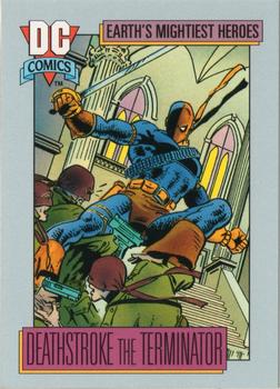 1992 Impel DC Comics Cosmic - Promos #NNO Deathstroke the Terminator Front