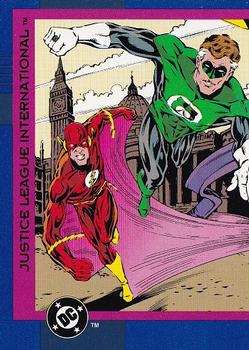 1993 SkyBox DC Cosmic Teams #4 Justice League International Front