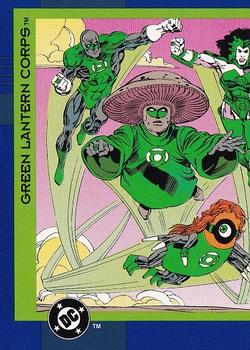 1993 SkyBox DC Cosmic Teams #22 Green Lantern Corps Front