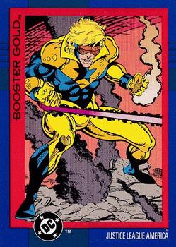 1993 SkyBox DC Cosmic Teams #39 Booster Gold Front