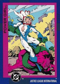 1993 SkyBox DC Cosmic Teams #50 Power Girl Front