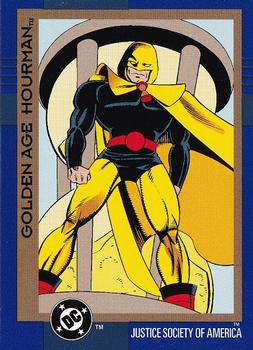 1993 SkyBox DC Cosmic Teams #56 Golden Age Hourman Front