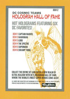 1993 SkyBox DC Cosmic Teams - Holograms  #DCH12 Hawkman Back