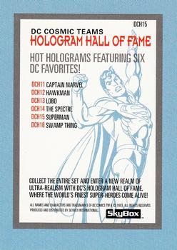 1993 SkyBox DC Cosmic Teams - Holograms  #DCH15 Superman Back