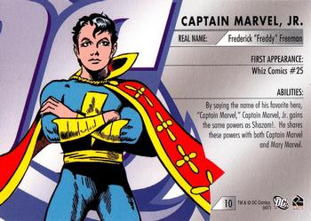 2007 Rittenhouse DC Legacy #10 Captain Marvel Jr. Back