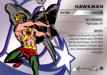 2007 Rittenhouse DC Legacy #18 Hawkman Back