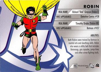2007 Rittenhouse DC Legacy #25 Robin Back