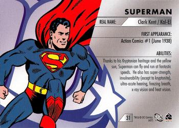 2007 Rittenhouse DC Legacy #31 Superman Back