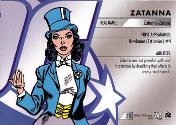 2007 Rittenhouse DC Legacy #35 Zatanna Back