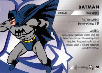 2007 Rittenhouse DC Legacy #6 Batman Back