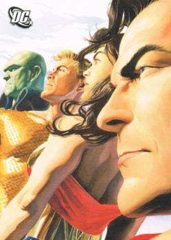 2007 Rittenhouse DC Legacy - DC Gallery #AR2 Martian Manhunter/ Aquaman/ Wonder Woman / Superman Front